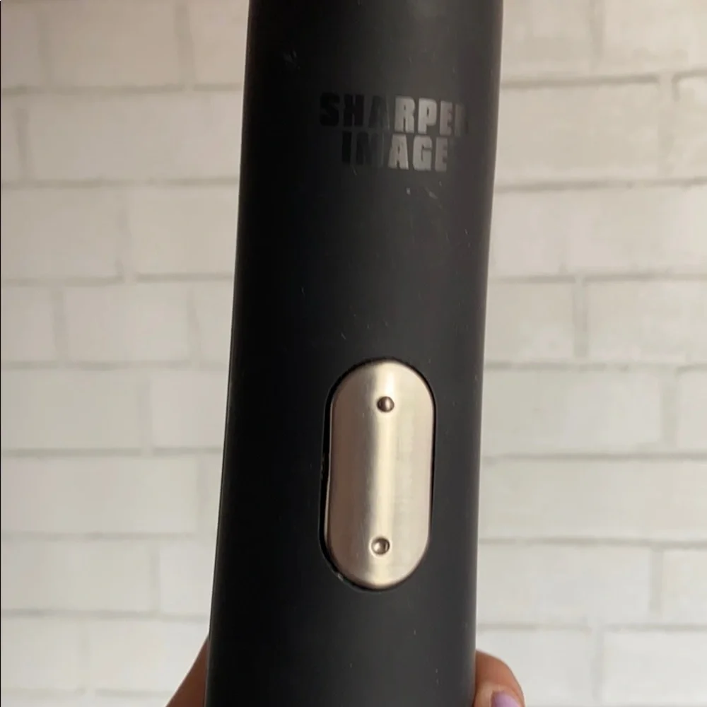 Sharper Image Black Electric Wine Corkscrew